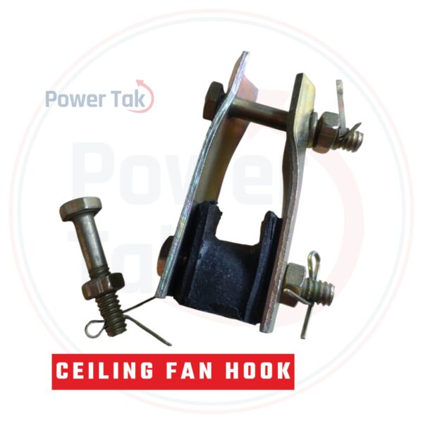 (2 PCS) NUT & BOLTS SET CEILING FAN HOLDING STEEL CLAMP